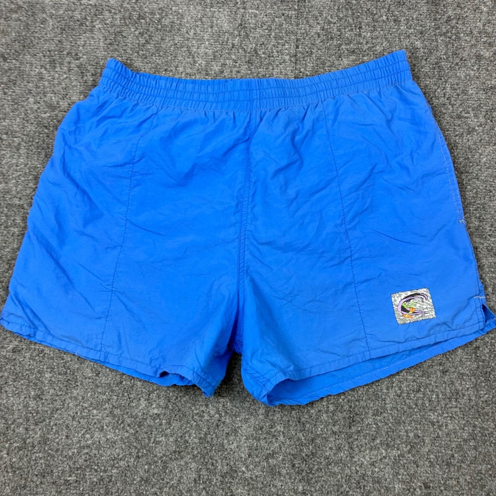 Vintage O'Neill Swim Trunks Mens Size 32W Elastic Waist Mesh Lined Surf Shorts